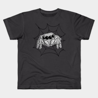 Cute jumping spider Kids T-Shirt
